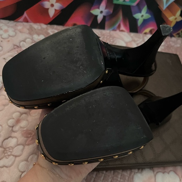 Miu miu wood 🪵 leather battle shoes - Picture 8 of 10